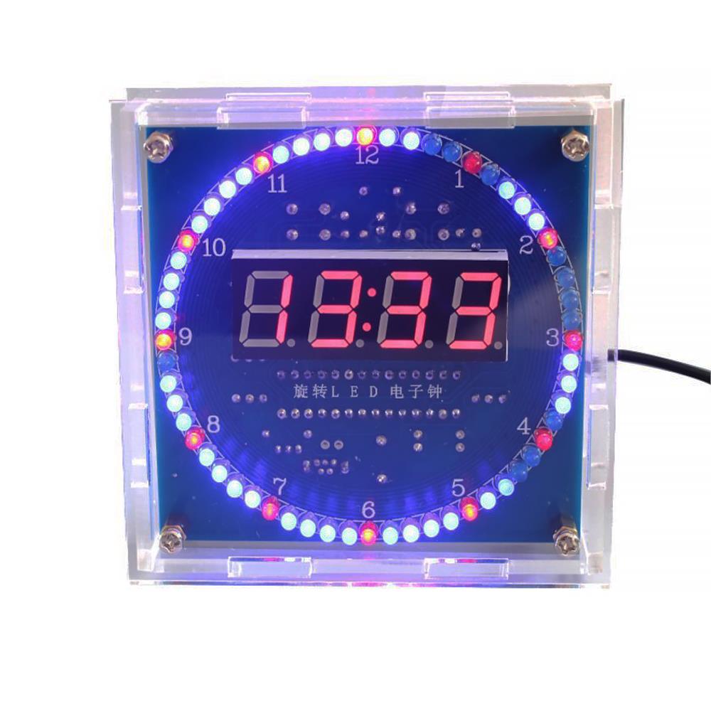 Diy Electronics News - Roterende LED DIY elektronische klokkit /