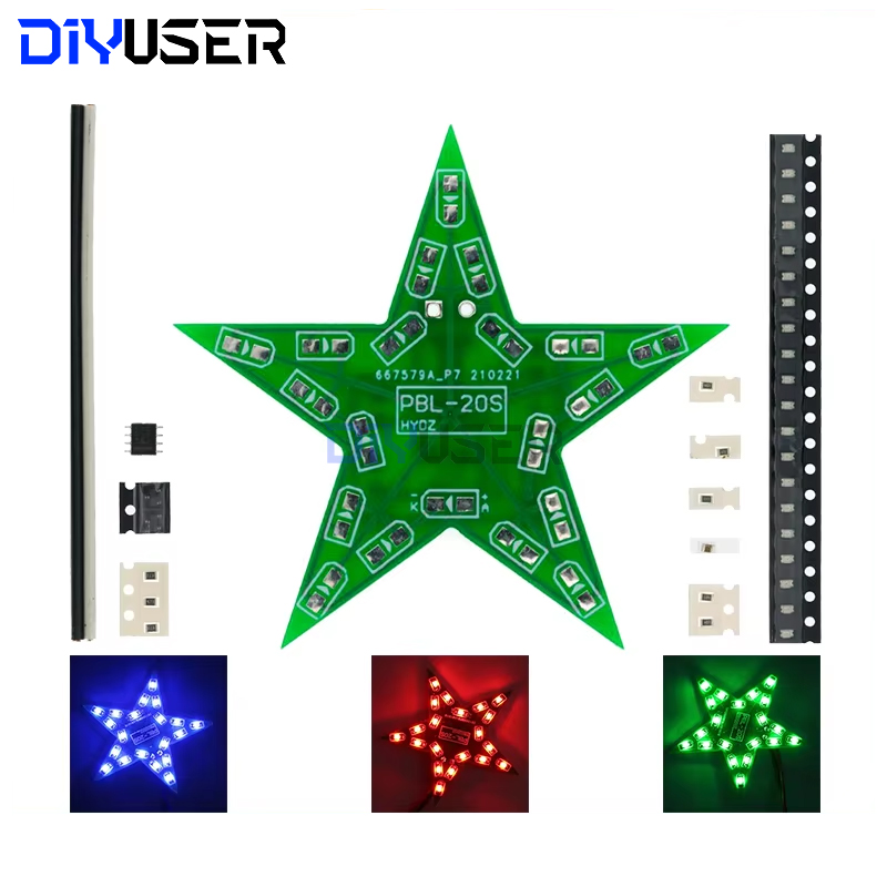 Diy Electronics News - Studenten Training DIY Kit Vijfpuntige ster