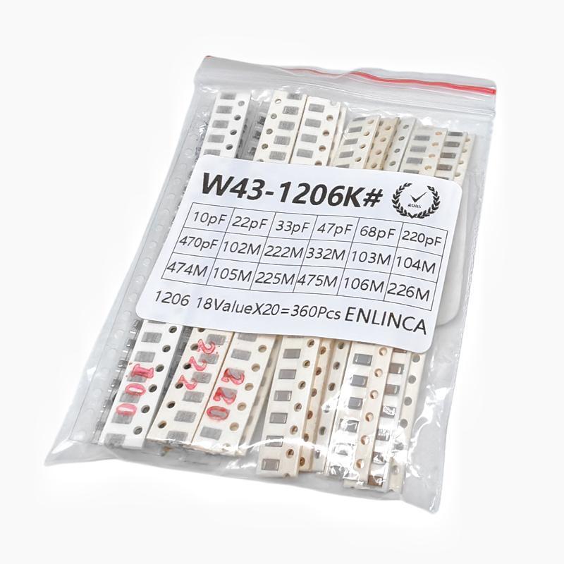 Capacitor Kit Assortment - 360 Stuks Smd Condensator Kit 0603