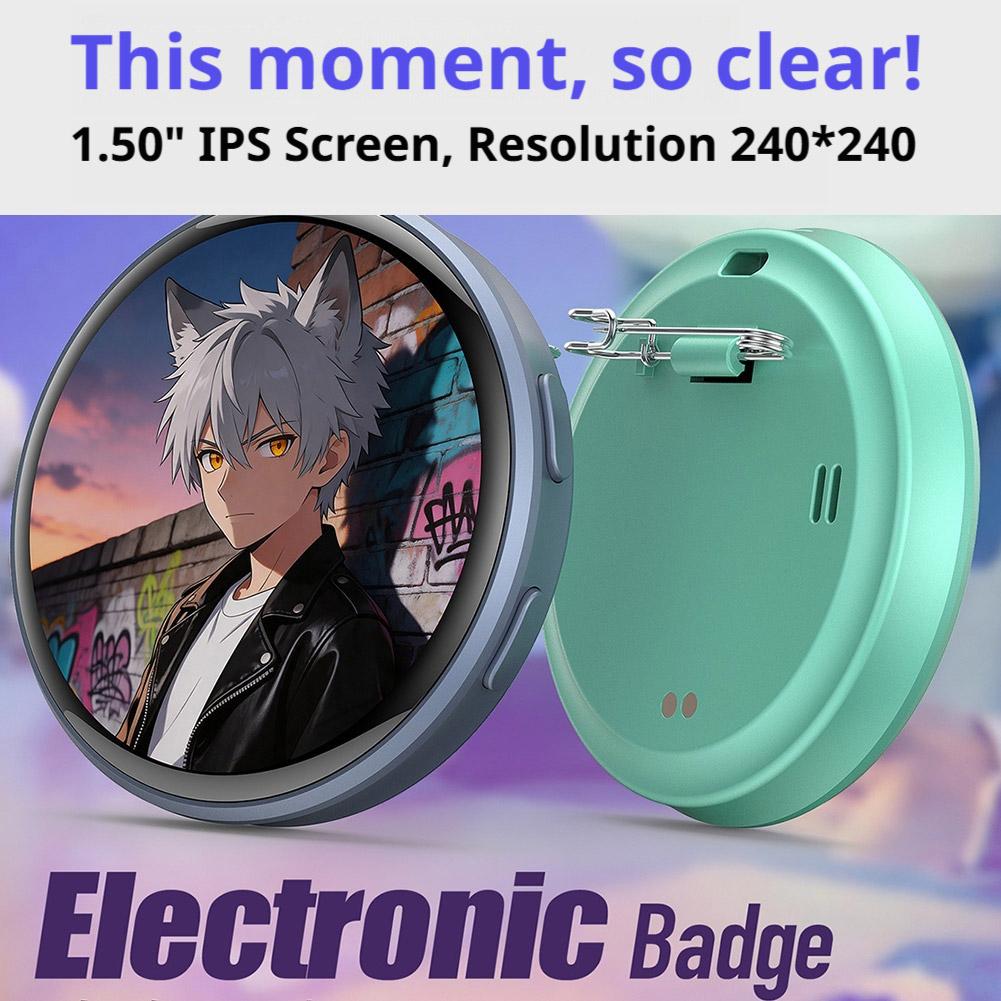 Diy Electronics Videos - Slimme dynamische elektronische badges, digitale LED-anime-pins