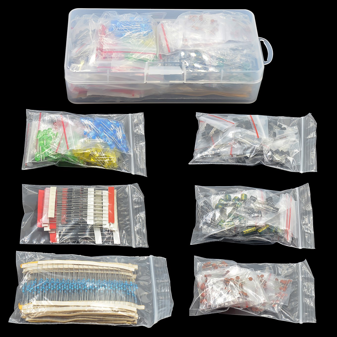 Capacitor Kit Assortment - Elektronische componenten Kits Metaalfilm Weerstand assortiment