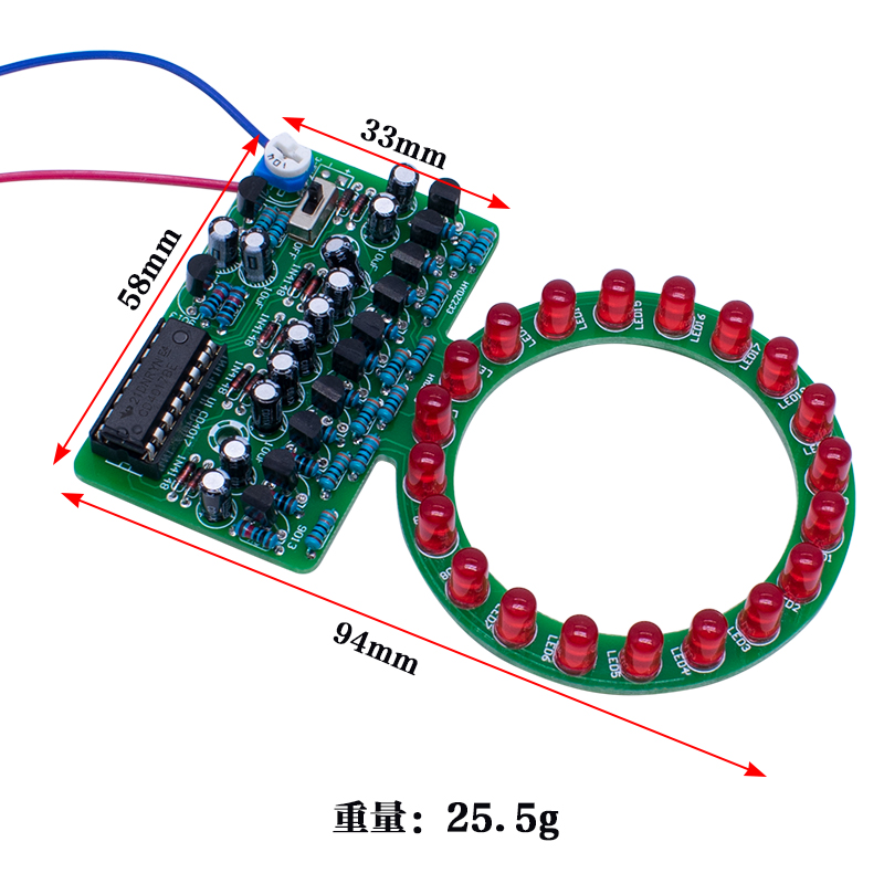 CD4017 Ring Gradient LED Flowi - Diy Electronics Com recensie en prijs