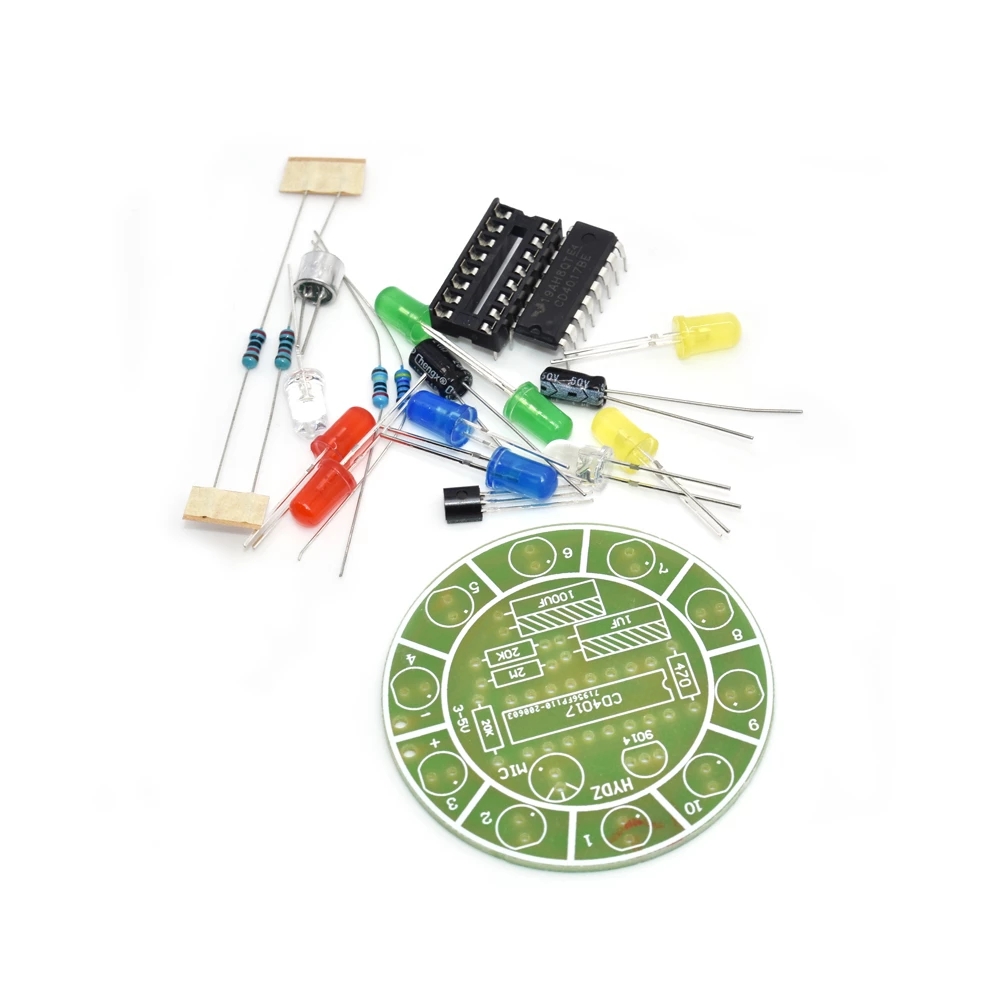 CD4017 kleurrijke spraakbestur - Diy Electronics News recensie en prijs