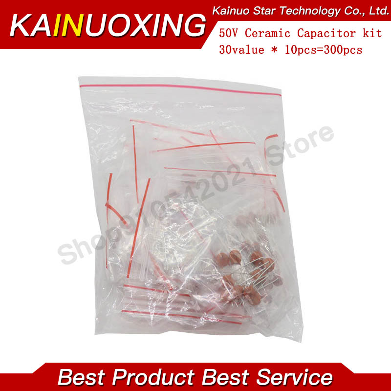 300Pcs 30 Waarde 50V Keramisch - Capacitor Kit Assortment recensie en prijs