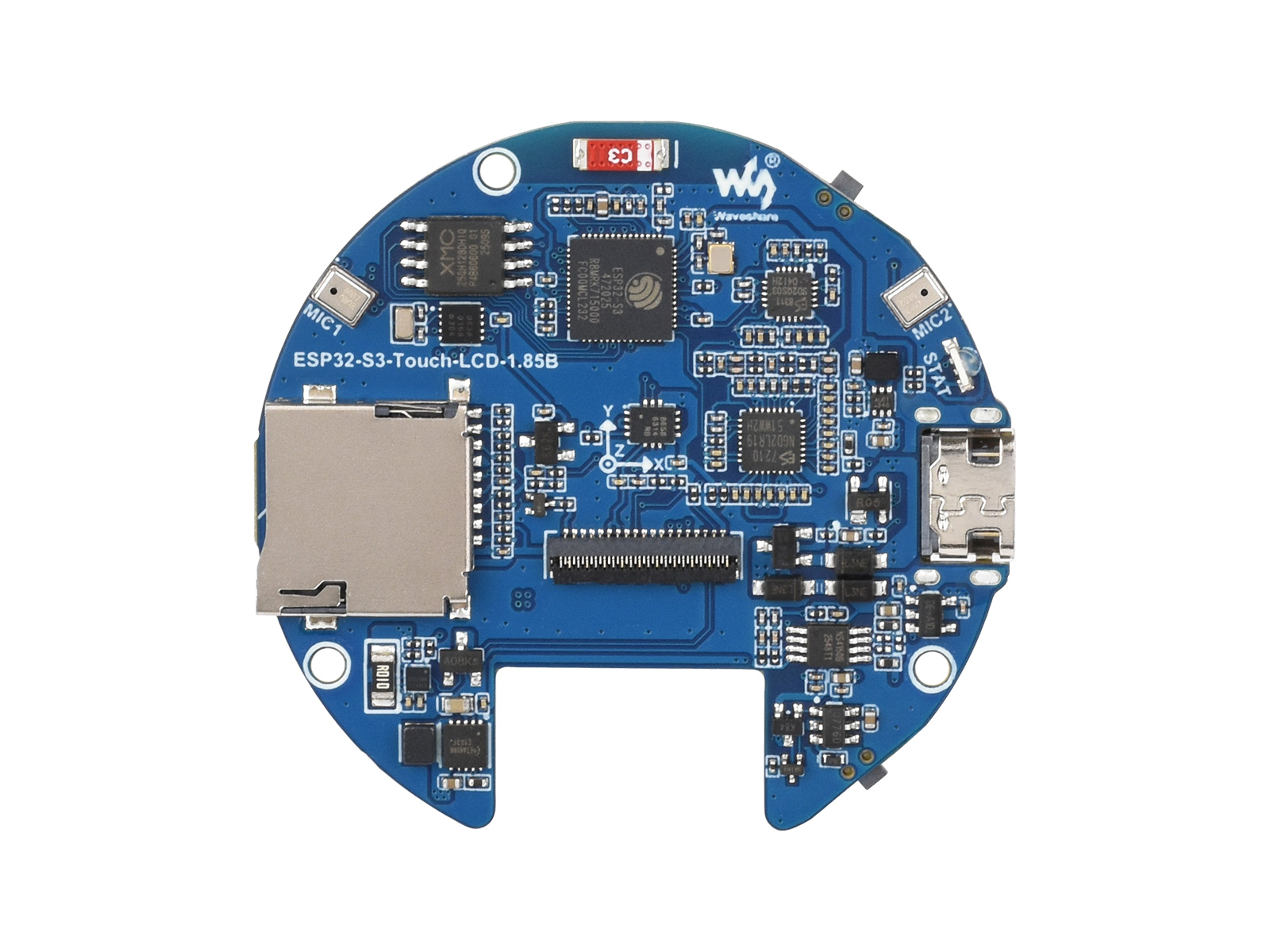 ESP32-S3 1,85 inch LCD capacit - Diy In Electronics recensie en prijs