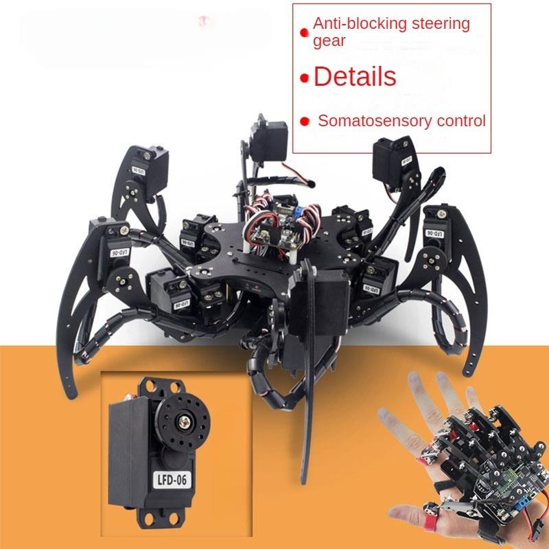 18 DOF Aluminium Hexapod Spide - Diy Kit Elektronik recensie en prijs