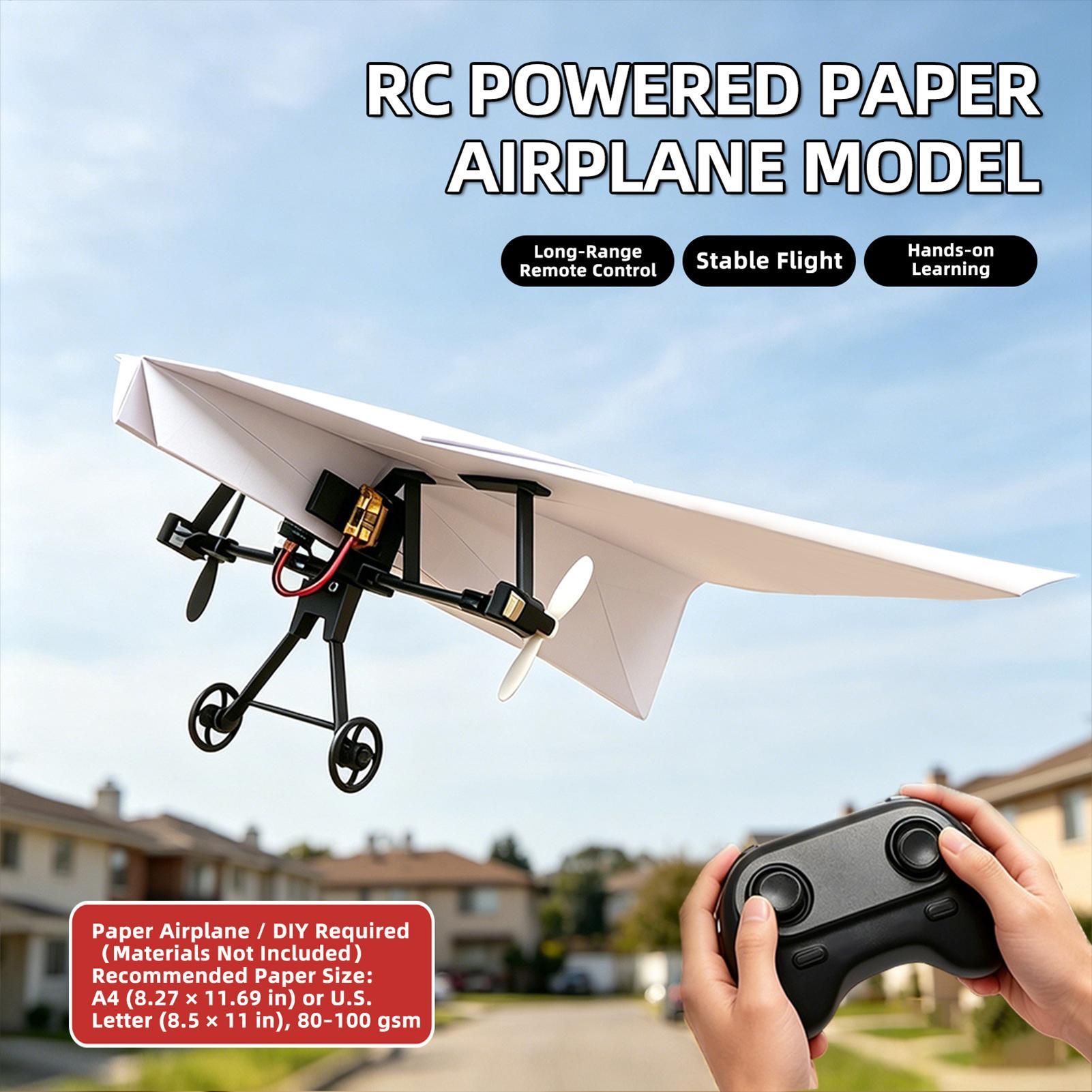 DIY RC Papieren Vliegtuig Kit  - Diy Kit Elektronik recensie en prijs