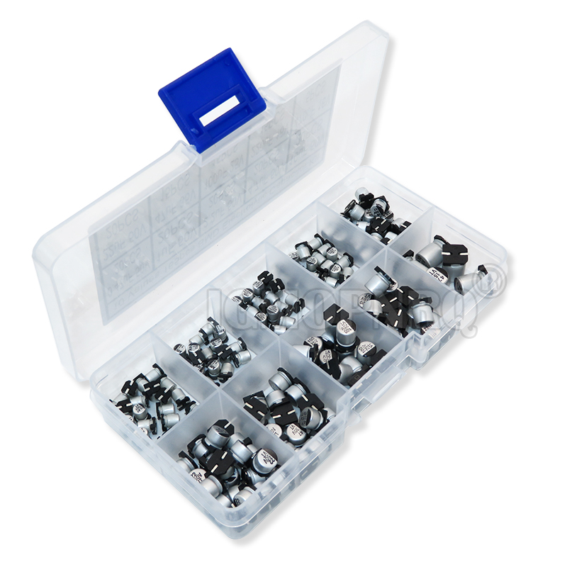 165PCS 10 Waarden SMD Aluminiu - Capacitor Kit Assortment recensie en prijs