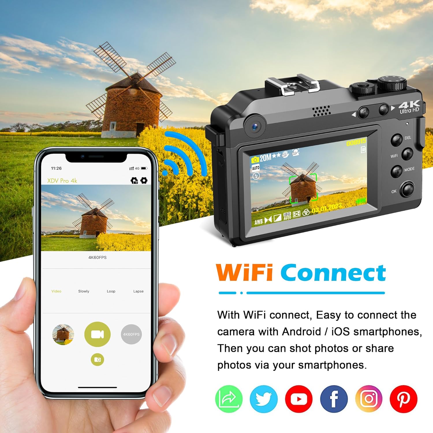 56MP Digitale Camera Voor Foto - Diy Electronics Videos recensie en prijs