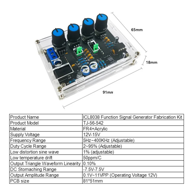Diy Icl8038 Multifunctionele L - Diy Electronics Com recensie en prijs