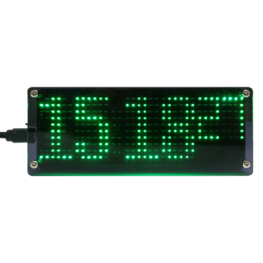 DIY digitale dot matrix klok e - Diy Electronics News recensie en prijs