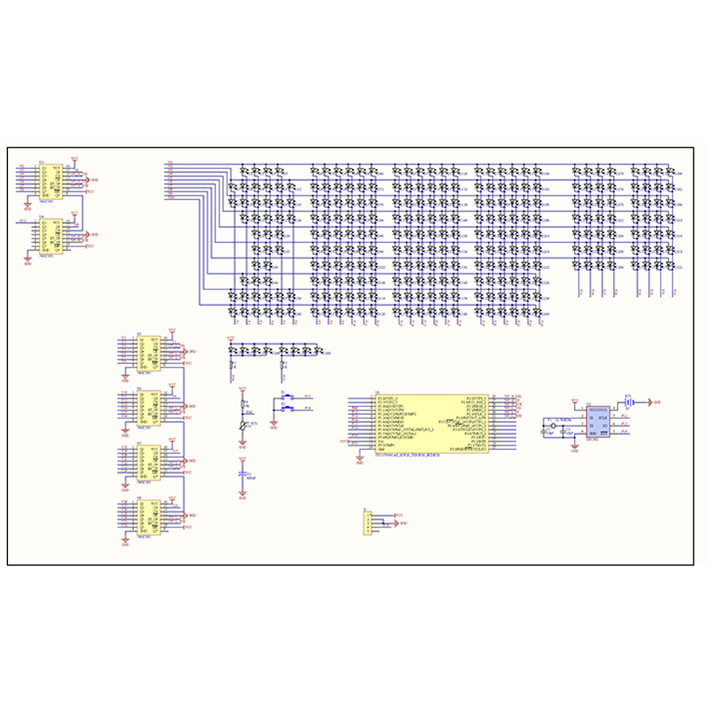 DIY digitale dot matrix klok e - Diy Electronics News recensie en prijs