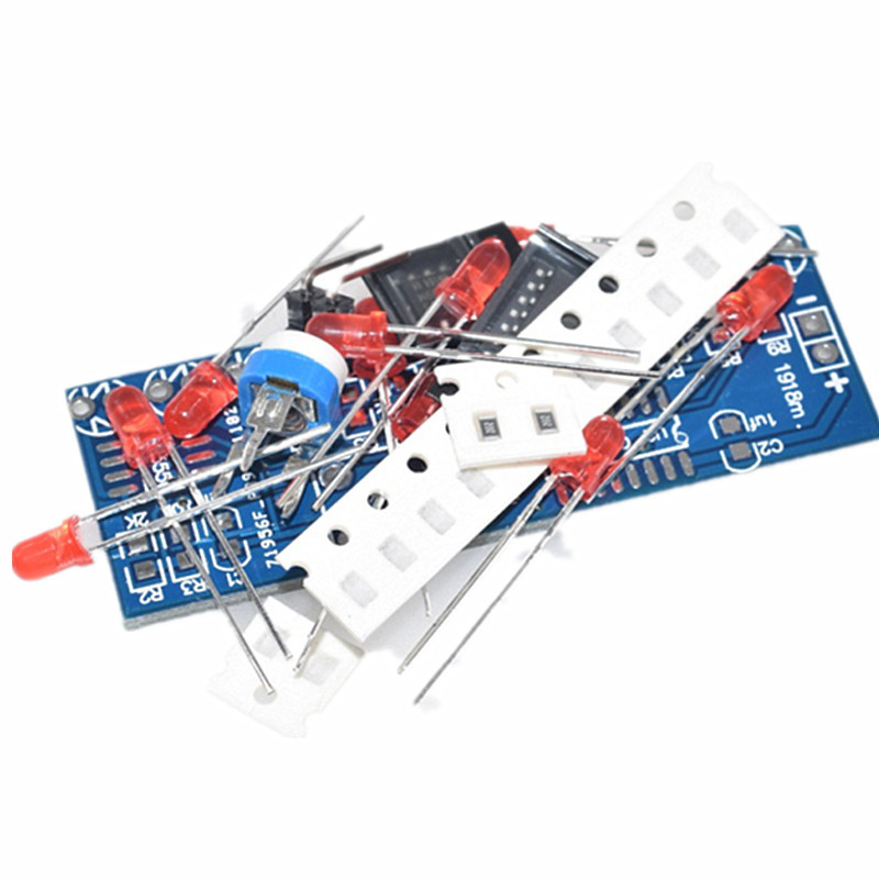 NE555+CD4017 Running LED Flow  - Diy Electronics News recensie en prijs
